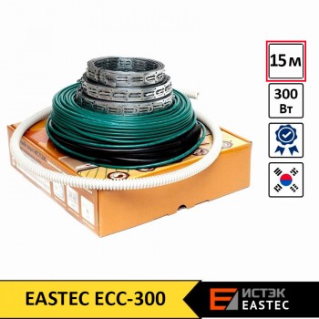Кабельный тёплый пол EASTEC ECC-300 (300 Вт, 15 метров)