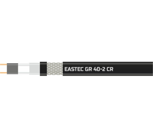 Саморегулирующийся греющий кабель EASTEC GR 40-2 CR (с УФ защитой)